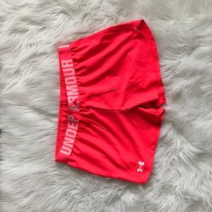 Hot pink work out shorts